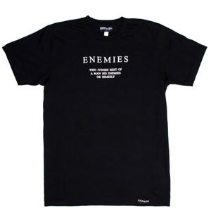 ENEMIES Brand Judge T-Shirt Black Tee Shirt